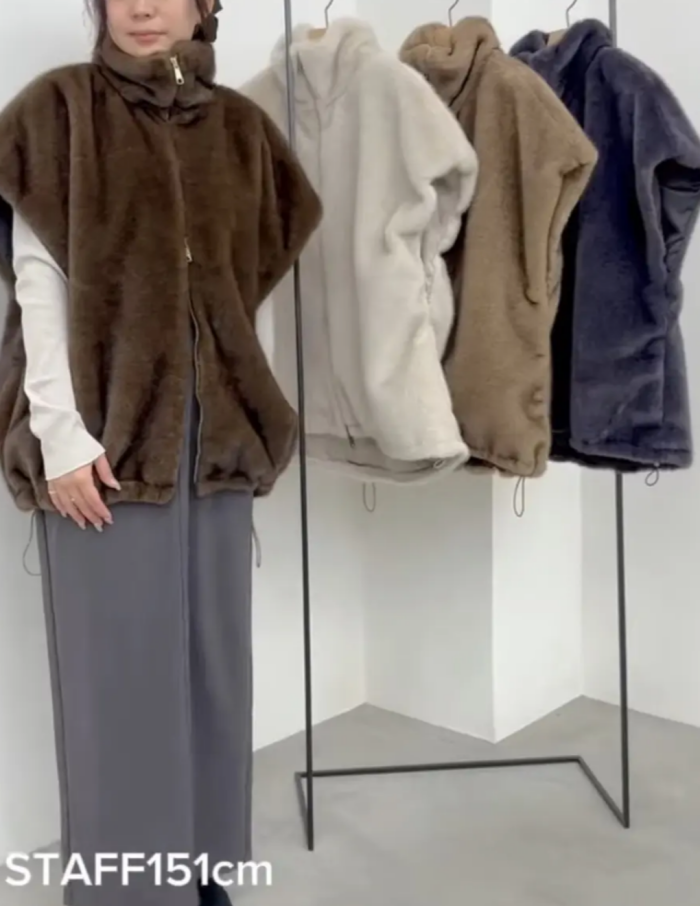 ☆ふわふわがクセになる♡万能ベスト☆