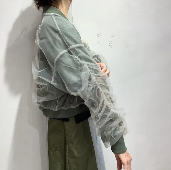 ☆メッシュ×チュールで春コーデ♡☆