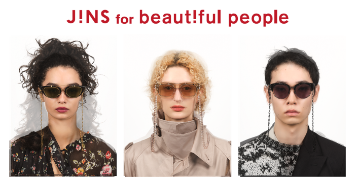 JINS for beautiful people「over engineering sunglasses」