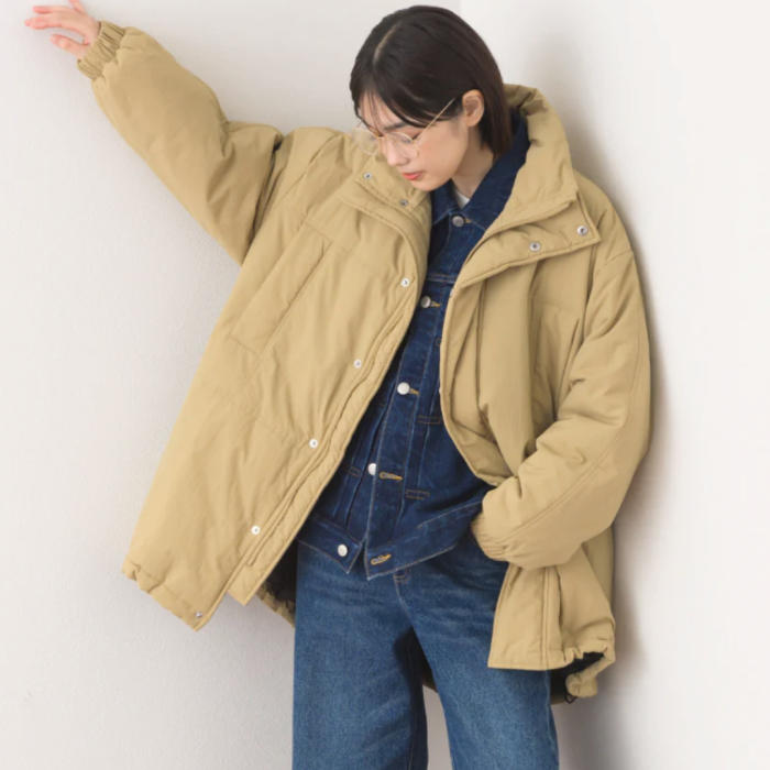 ◆ 中綿ルーズシルエットコート ◆