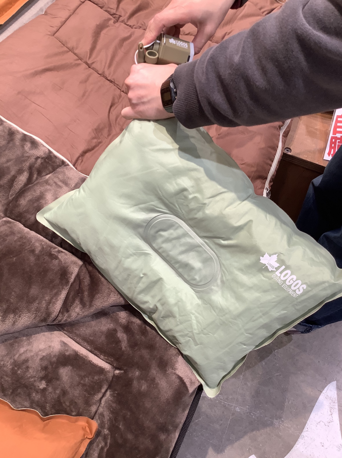 セルフインフレートまくらのご紹介!