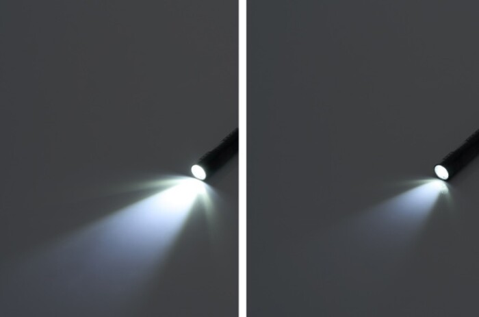 手のひらサイズのライト【野電USBペンライト】