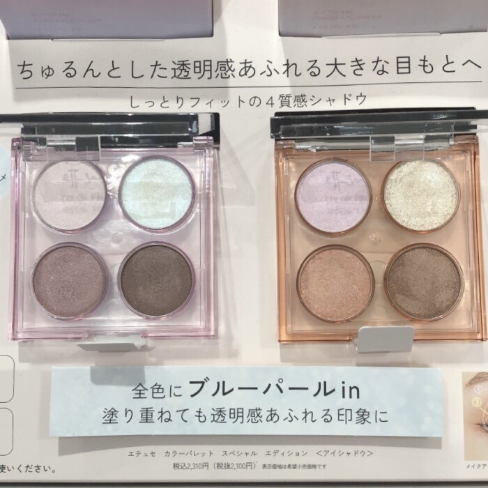 数量限定❕エテュセの限定アイシャドウパレット✨