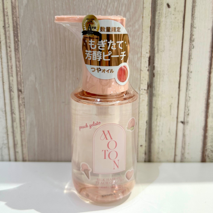 数量限定‼️MOTONピーチジェラートの香り🍑今夏大人気の香りがハンドクリームとヘアオイルで限定復刻✨