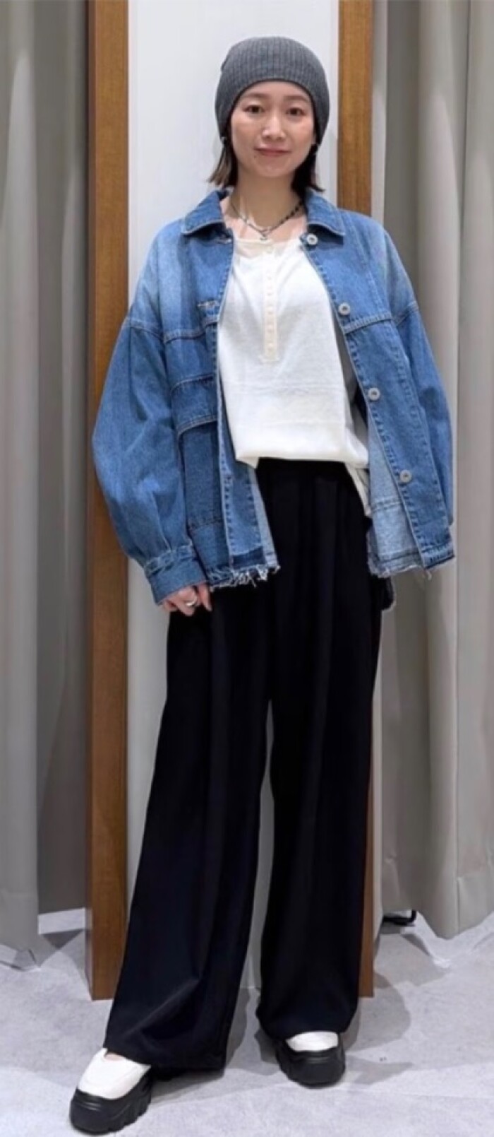 デニムカバーオール