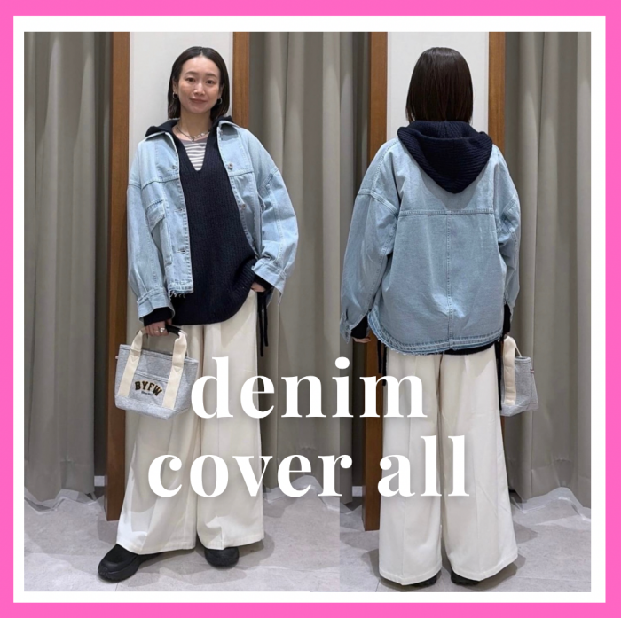 デニムカバーオール