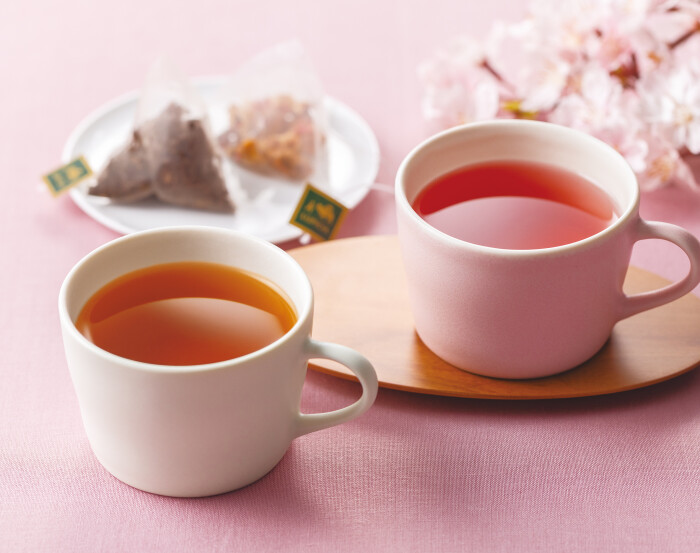 ノンカフェイン&ローカフェインの「桜のお茶」