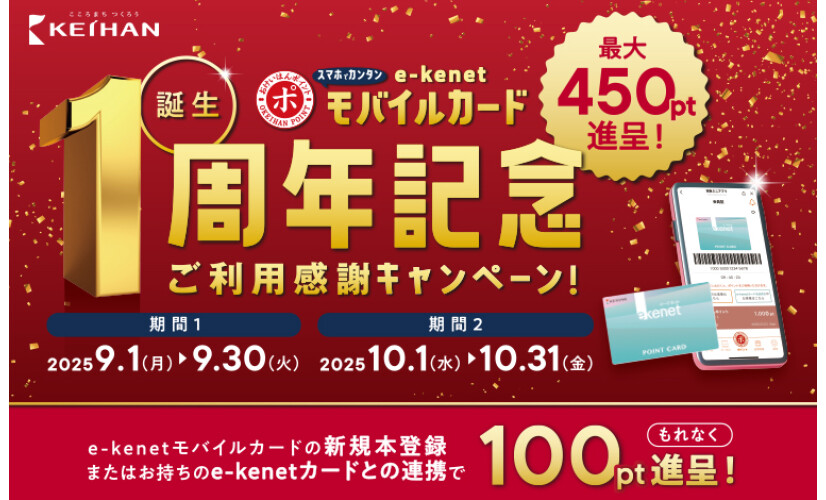 1周年記念